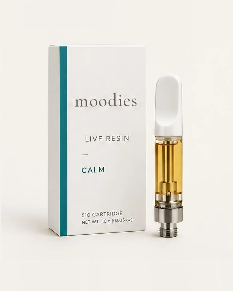 Moodies calm mint frost in its Moodies packaging